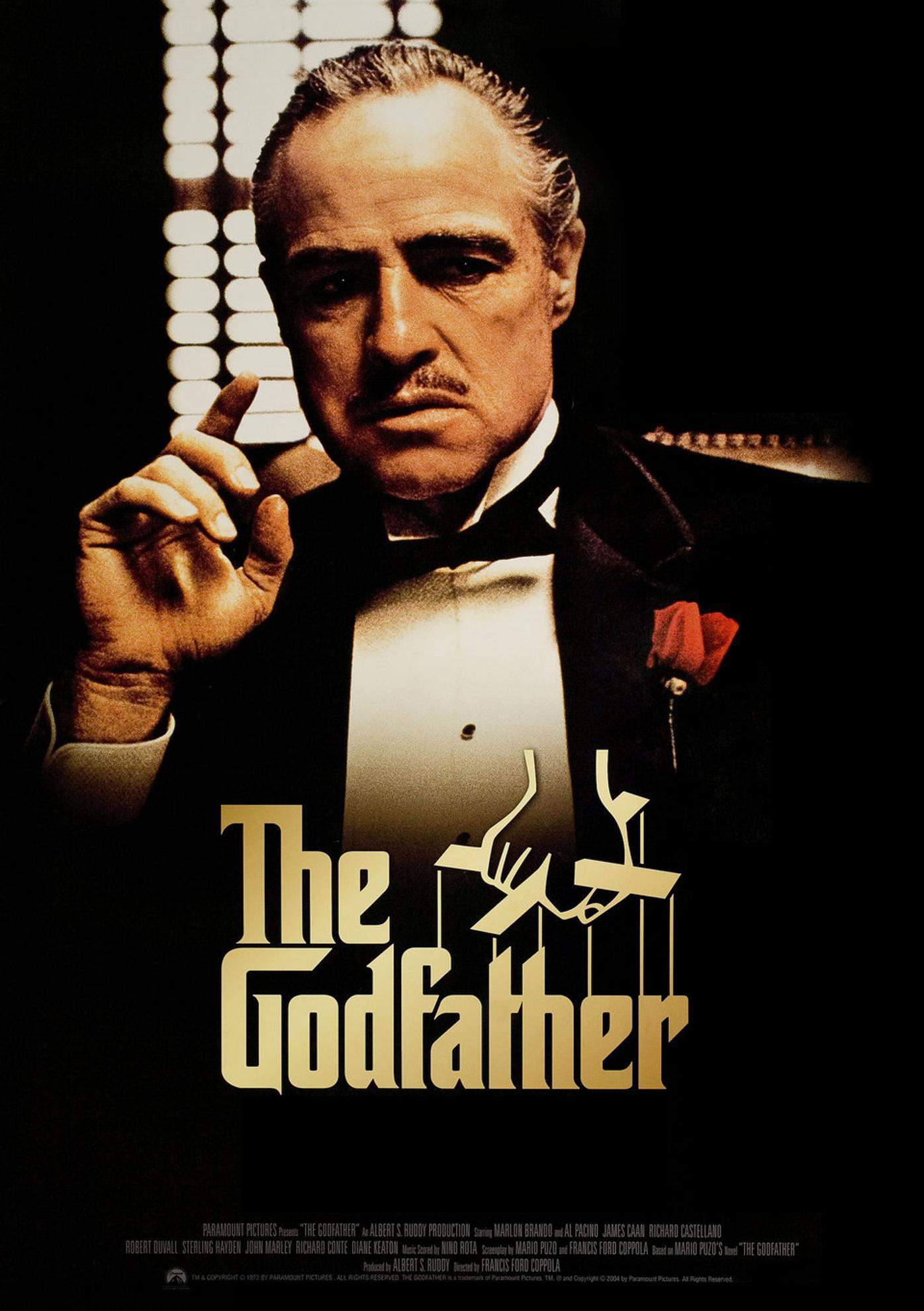 movie poster for the godfather